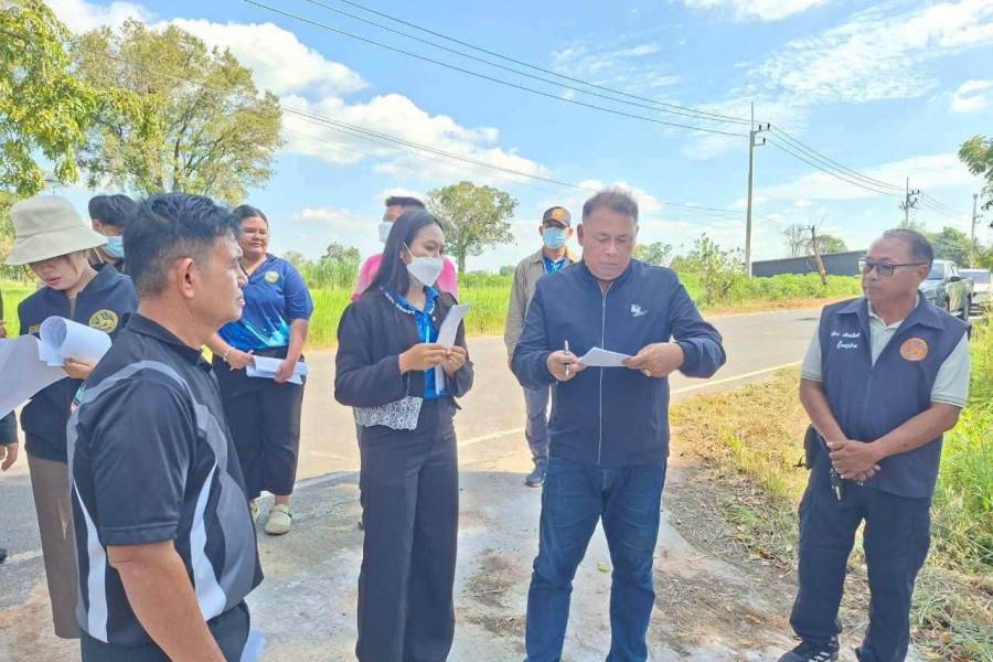 8 ต.ค.69 นำตรวจสถานประกอบกิจการ และสอบถามความเดือนร้อนประชาชน ร่วมกับ ปศุสัตว์อำเภอโพธิ์ศรีสุวรรณ สาธารณสุขอำเภอโพธิ์ศรีสุวรรณ และเกษตรอำเภอโพธิ์ศรีสุวรรณ