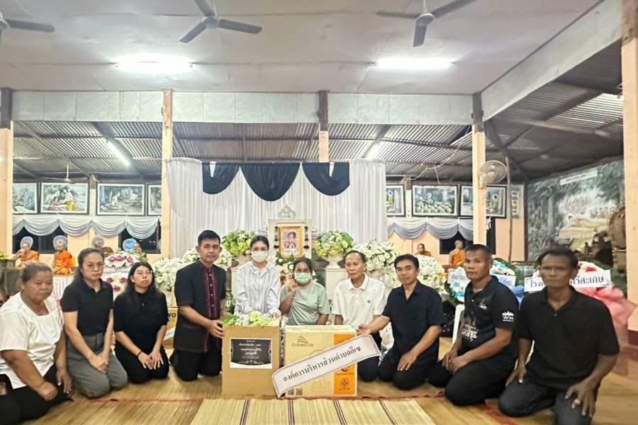 9 ต.ค.69 ร่วมวางพวงหรีดแสดงความไว้อาลัยและร่วมเป็นเจ้าภาพในพิธีสวดอภิธรรมศพ เด็กชายศรัญย์โชต บูรณะ ณ.วัดบ้านอีเซ