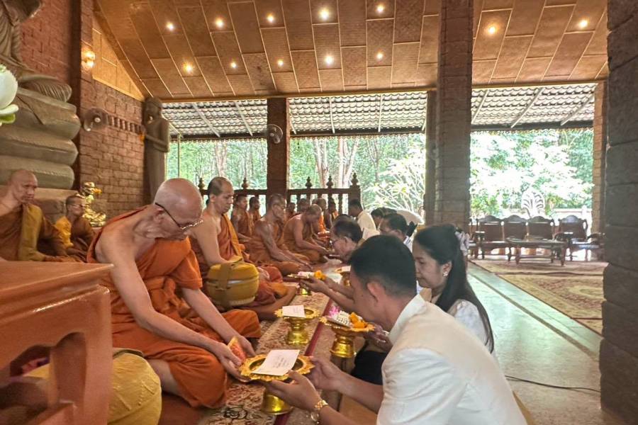 10 ต.ค.69 ร่วมงานบุญสังฆทาน ณ.วัดป่าน้อยดงเมือง