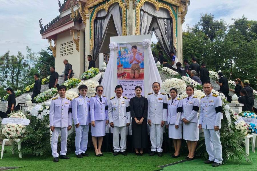 12 ต.ค.69 ร่วมพิธีประชุมเพลิง เด็กชายศรัณย์โชต บูรณะ 