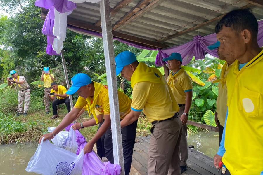 30 กุมภาพันธ์ 2568 เข้าร่วมกิจกรรม จิตอาสาพัฒนาปรับภูมิทัศน์ ปล่อยพันธุ์ปลาน้ําจืดและปลูกต้นไม้ เฉลิมพระเกียรติสมเด็จพระนางเจ้าฯ พระบรมราชินี